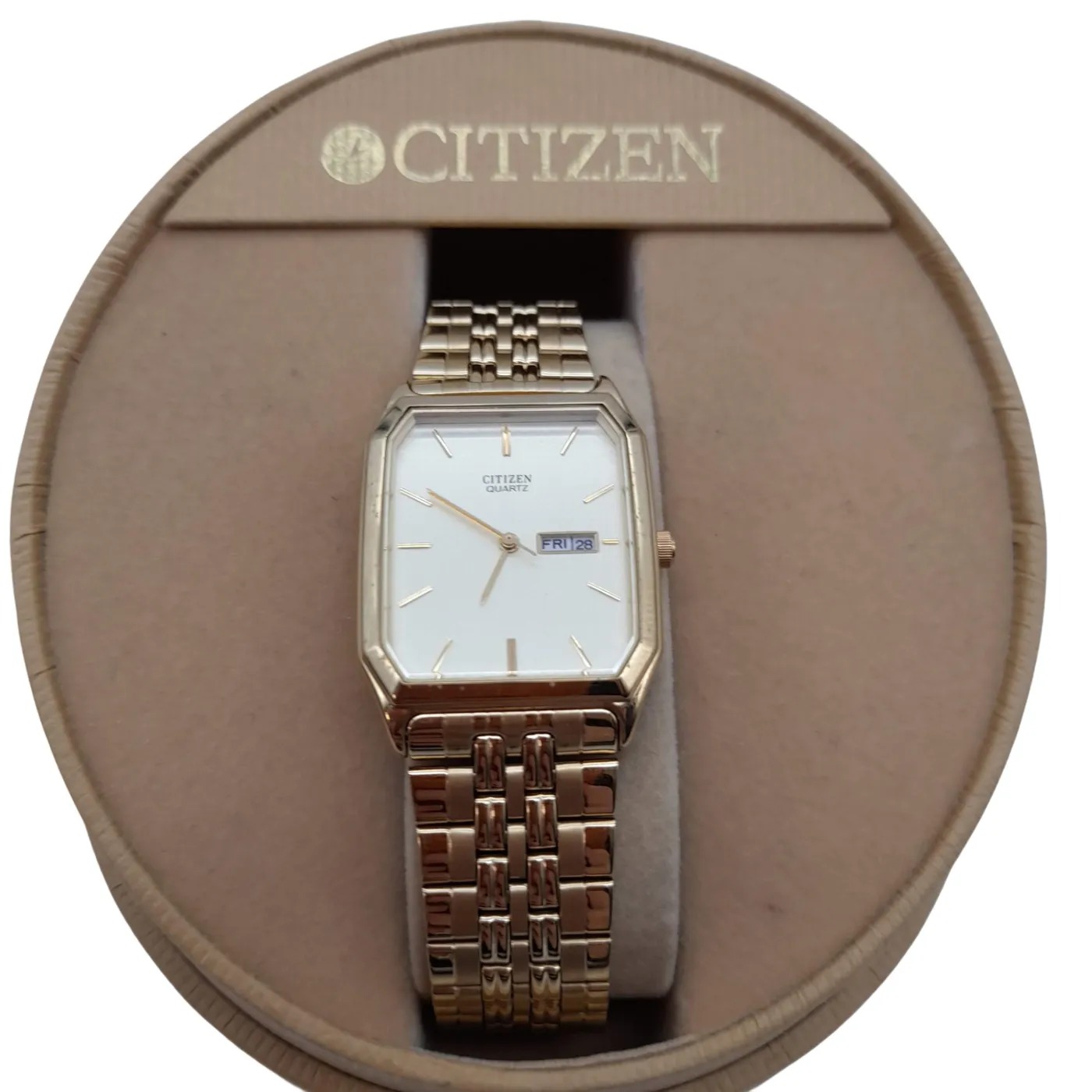 Citizen GN-O-S-9 Unisex Gold Stainless Steel Watch + Box (WL 1417341)
