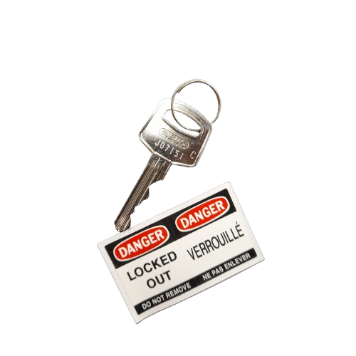 Brady Red 1-Lock Rugged Reinforced Nylon Body with Sheathed Steel Cable Keyed Padlocks (JN)