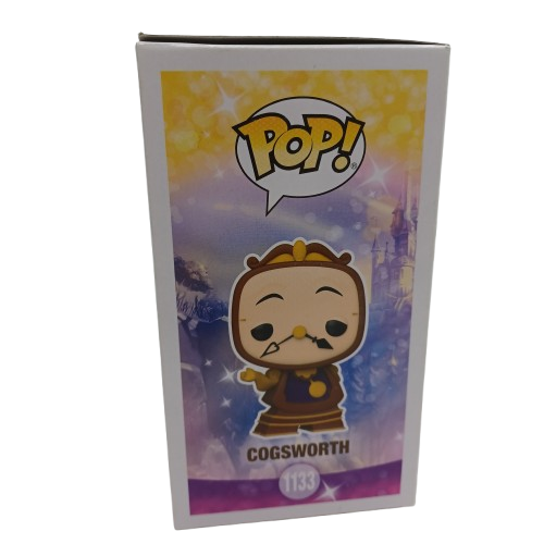 Funko Pop! Vinyl Beauty + The Beast 30th Anniversary #1133 Cogsworth Very Good Condition With Box (LE 1351786)