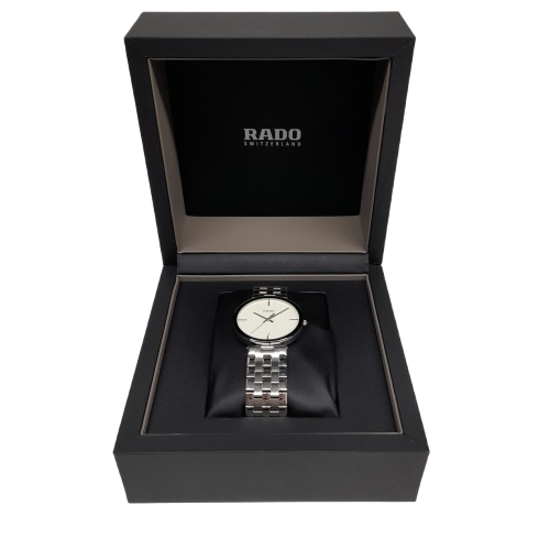Rado Florence R48870013 Men’s Stainless Steel Watch with Box and Extra Links (MR)