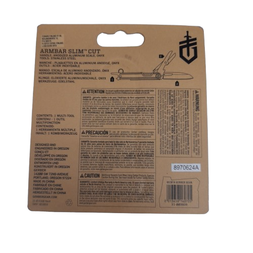 Gerber Armbar Slim Cut Multitool Onyx (LN)