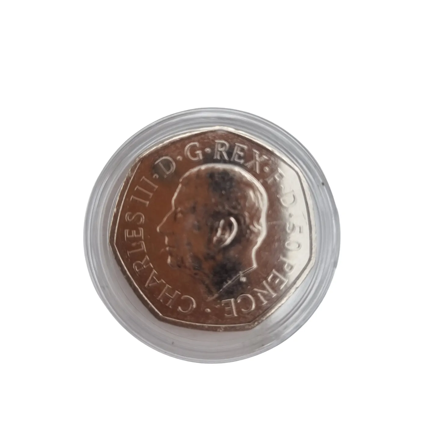 King Charles III First Portrait UK 2022 50pence Silver Proof Coin
