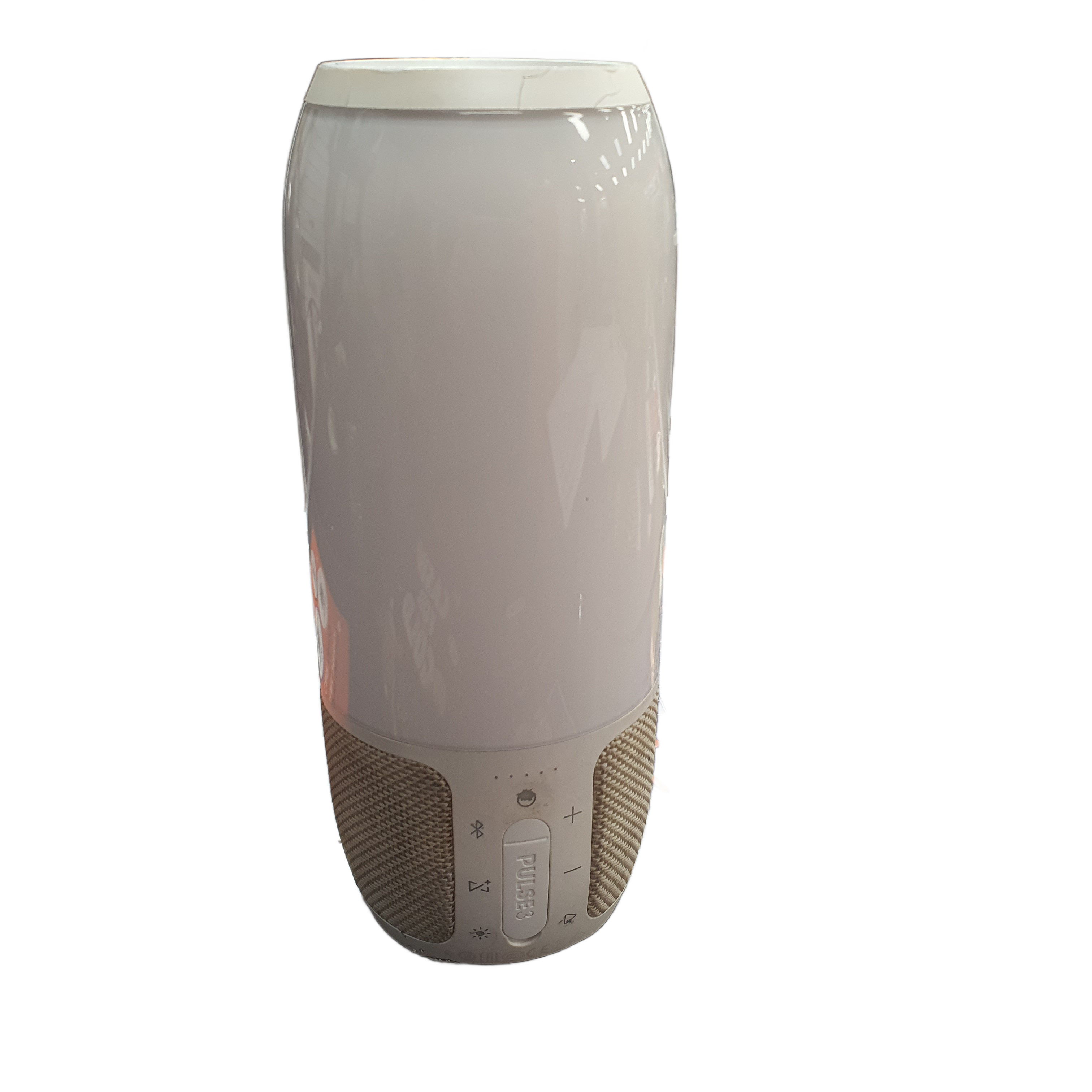 JBL Pulse 3 Portable Bluetooth Speaker (White) (MR) ( 1412383 ) at