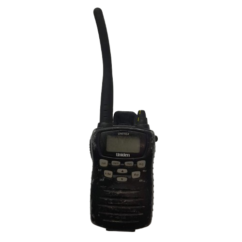Uniden UH076SX 5W UHF Radio With Extra Battery, Charger and Handheld Microphone/Speaker