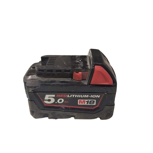 Milwaukee Battery M18B5 18v 5.0Ah *’LJ’ In White Paint*