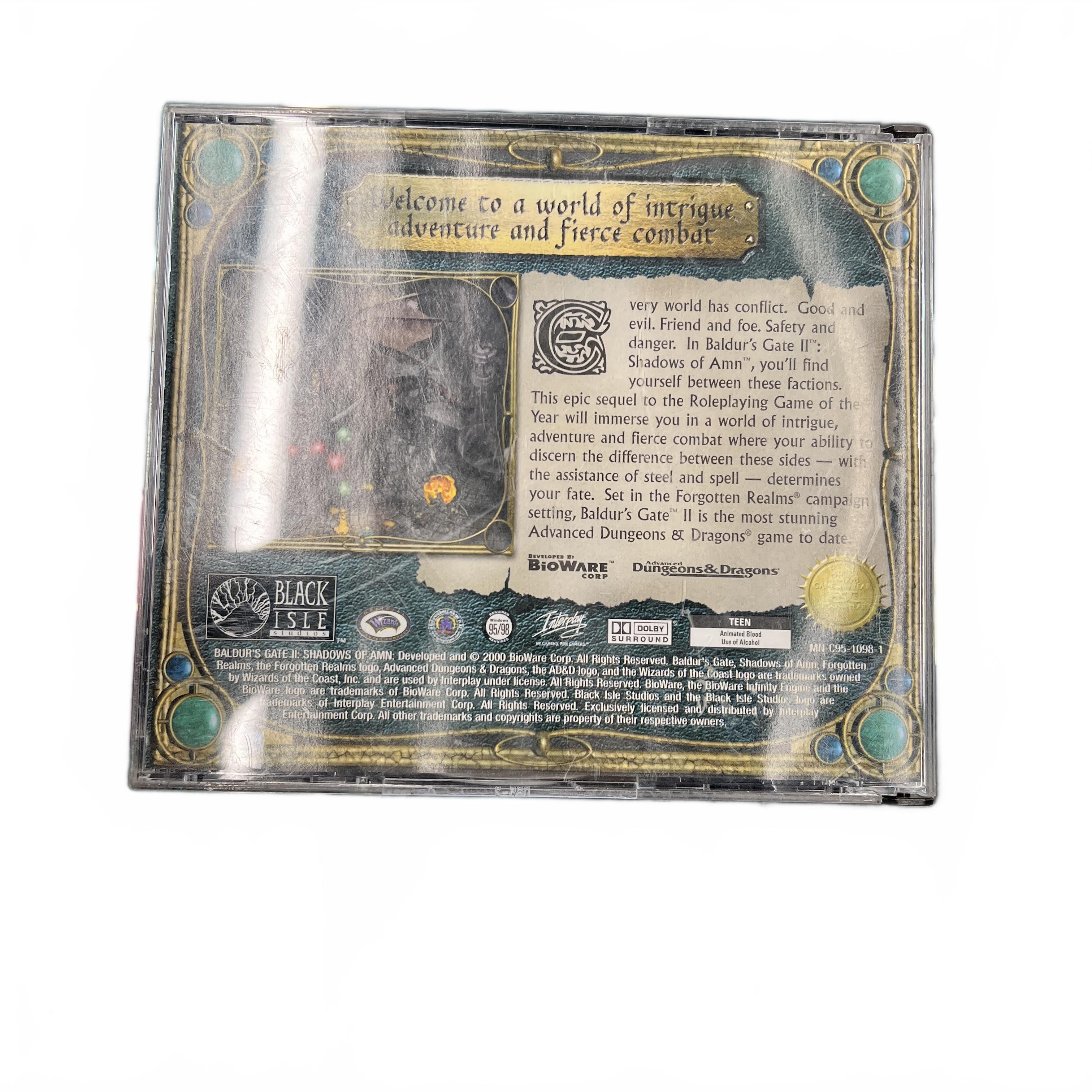 Forgotten Realms Baldur’s Gate 2 PC Video Game (MK)