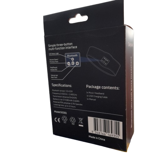 Sleepwell Bluetooth Ultrasoft Sleep Headphones SE001 (ln)