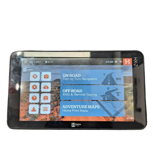 Hema Maps Navigator HX-2 With Car Charger Port And Soft Case No Mount For Car