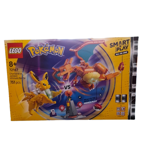 LEGO 72167 Pokémon SMART Play Charizard vs Jolteon Ultimate Battle (LN)