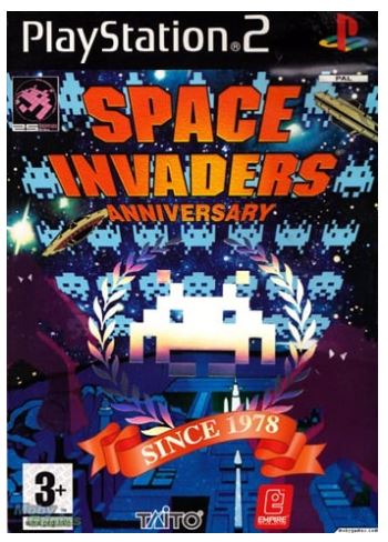Sony Playstation 2, Space Invaders Anniversary, Good Condition, With Case + Manual