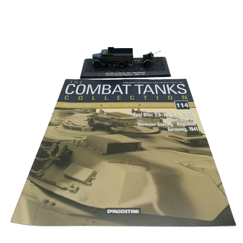 Combat Tanks Collection Opel Blitz Brown Model With Magazine And Case (CP)