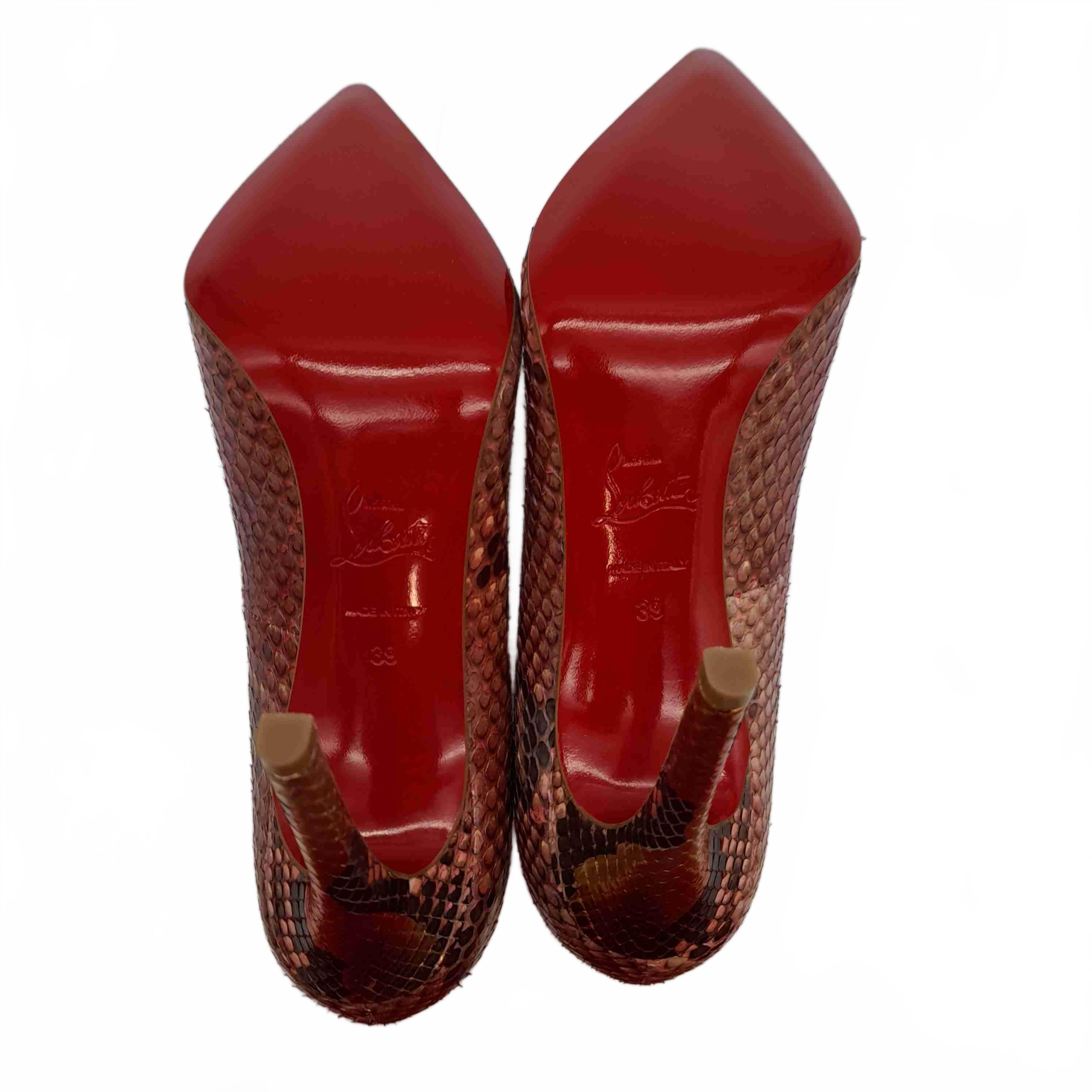 Christian Louboutin Shoes Red Pair Size 39 (1434785)