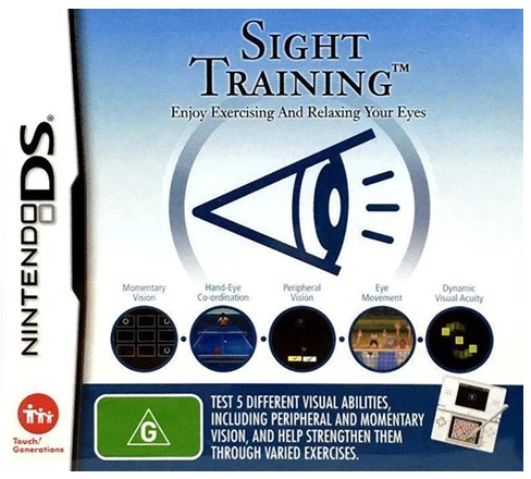Sight Training Nintendo DS Game Good Condition No Manual