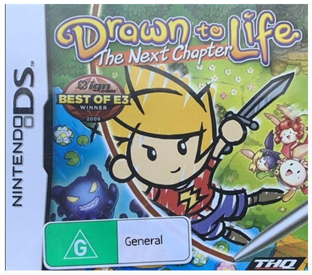 Drawn To Life The Next Chapter Nintendo DS Cartridge Only Good Condition (CP)