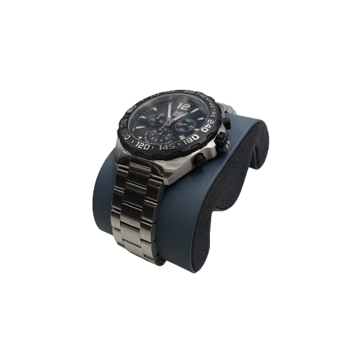 Tag Heuer Watch CAZ1010 Chronograph Silver Steel Band Black Round (NA 1428583) *PICKUP ONLY*