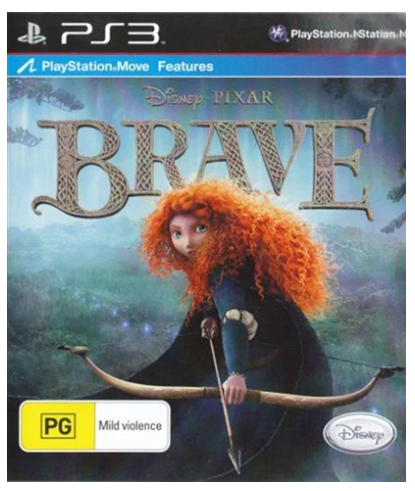 Playstation 3 Brave, Playstation Move Compatible, Excellent Condition, With Case And Manual