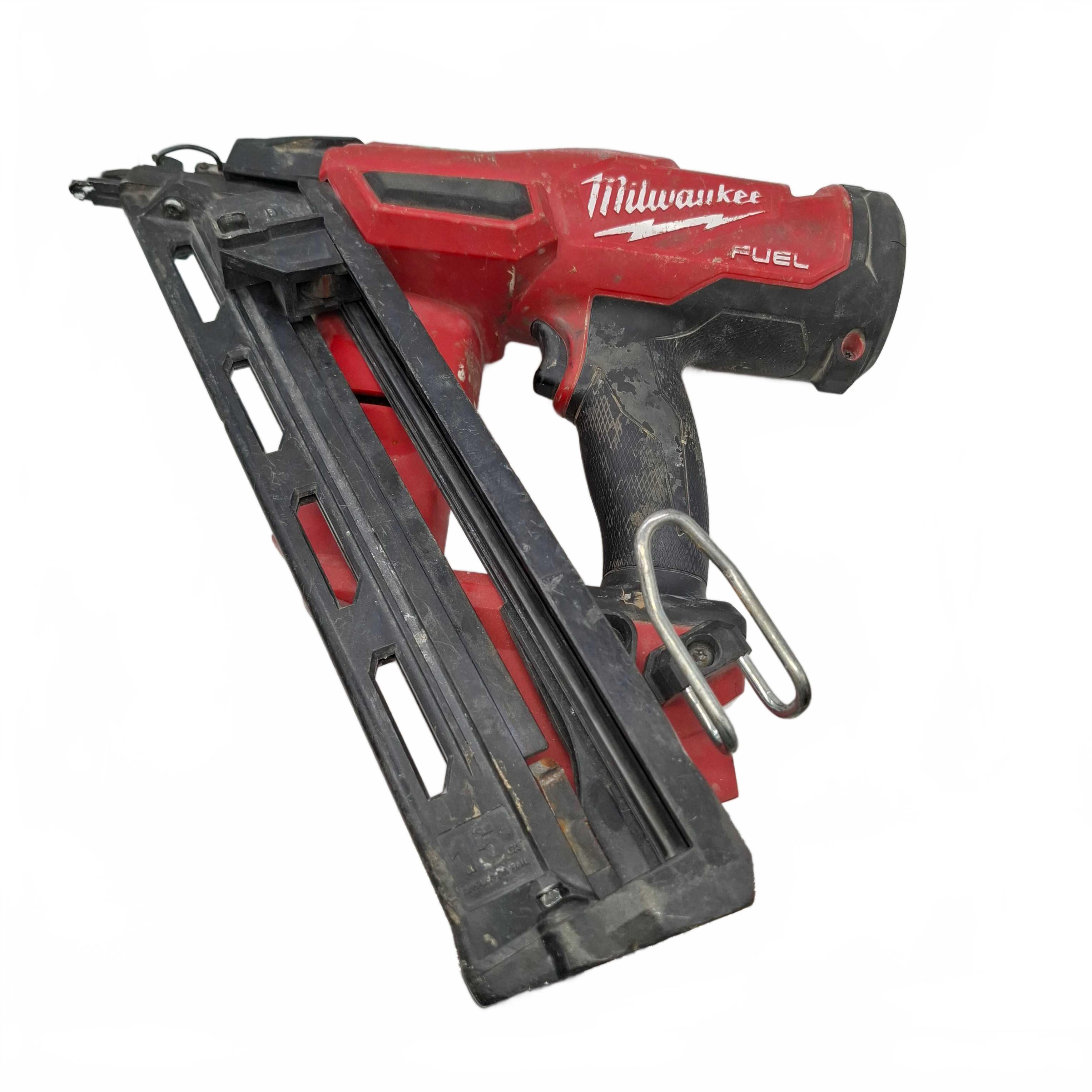 Milwaukee M18 FUEL 15 Gauge Angled Nailer M18FN15GA *Green Paint Stain  (WR 1426254)