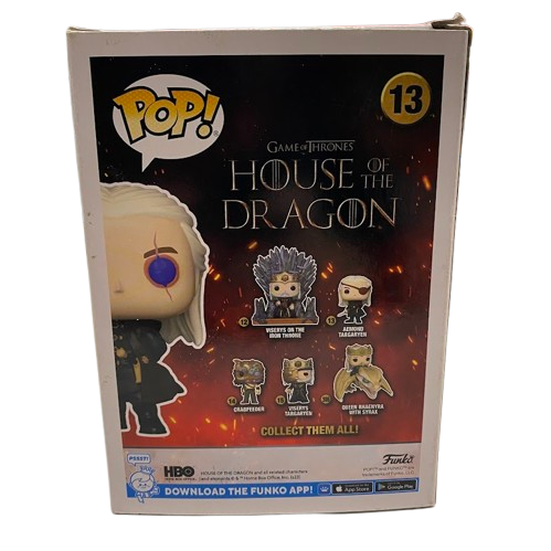 Aemond Targaryen – House of Dragon, Day of the Dragon Pop Vinyl – 013 – Unopen. (NG 1380469)