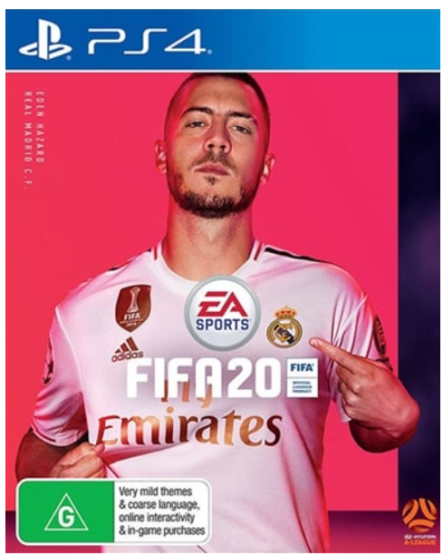 Sony Playstation 4 Fifa 20, Very Good Condition, With Case No Manual (CP 1283355)