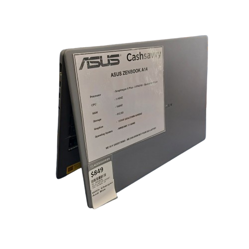 Asus Zenbook A14 Copilot+ PC Snapdragon X Plus 16GB RAM 512GB SSD With Box And Charger ( LE )