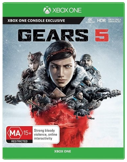 Gears 5 Xbox One Game Good Condition No Manual * In EB Games Cover *
