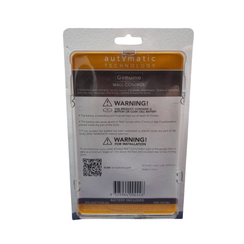 ATA WTX-6V1 Genuine Wall Button Remote (JN)