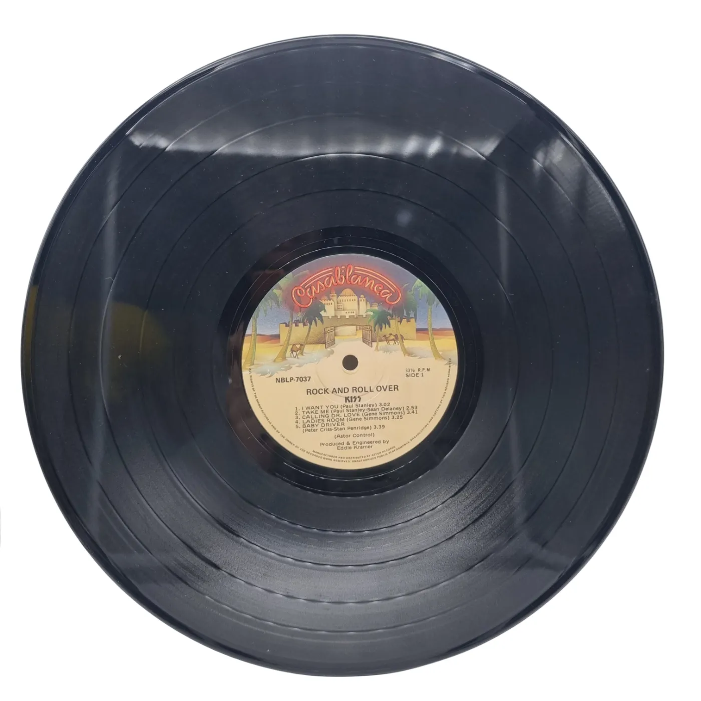 KISS Rock And Roll Over Vinyl Record