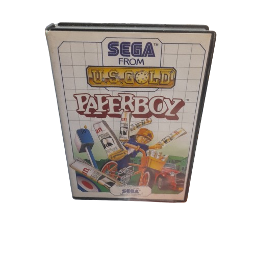 Sega Master System Paperboy Game in Case with Manual (LN)
