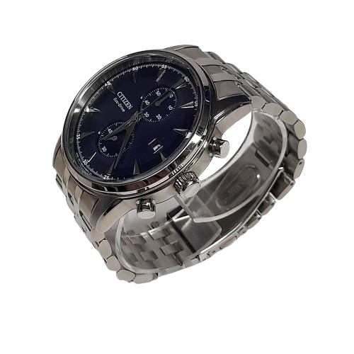 Citizen Eco-Drive B642-S115876 Men’s Silver Solar Watch with Box and Extra Links (MR)