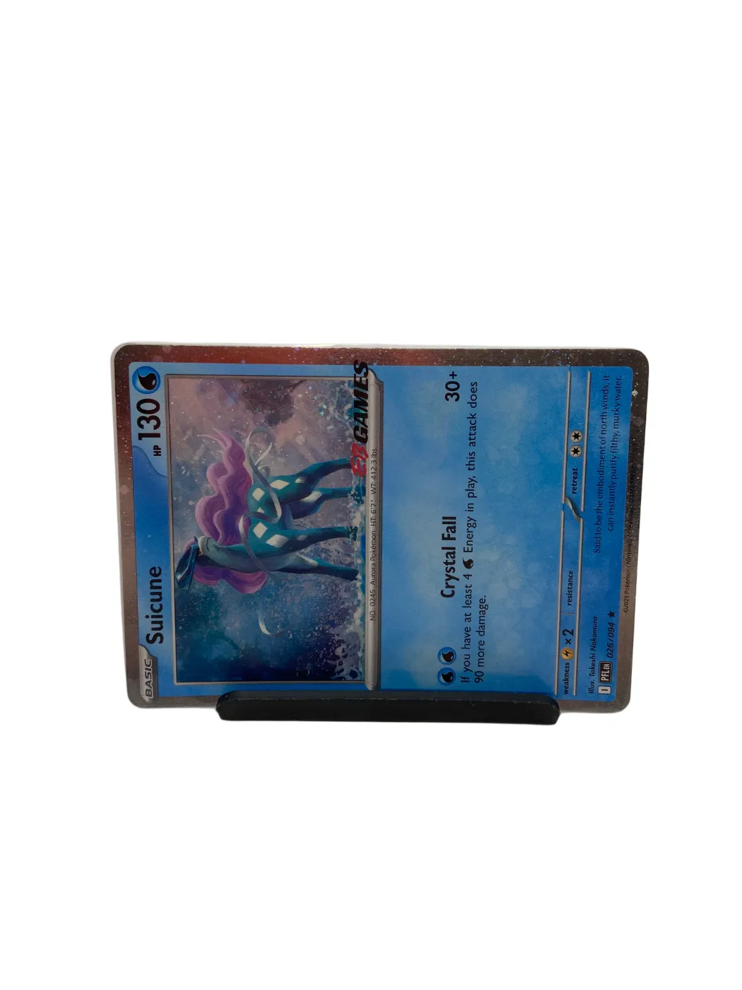 Suicune Pokemon Card EB Games Promo 026/094 (WL 1428302)