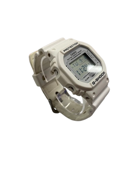 Casio G-Shock DW5600MW White Rubber Digital Watch Model 3229 (NG)
