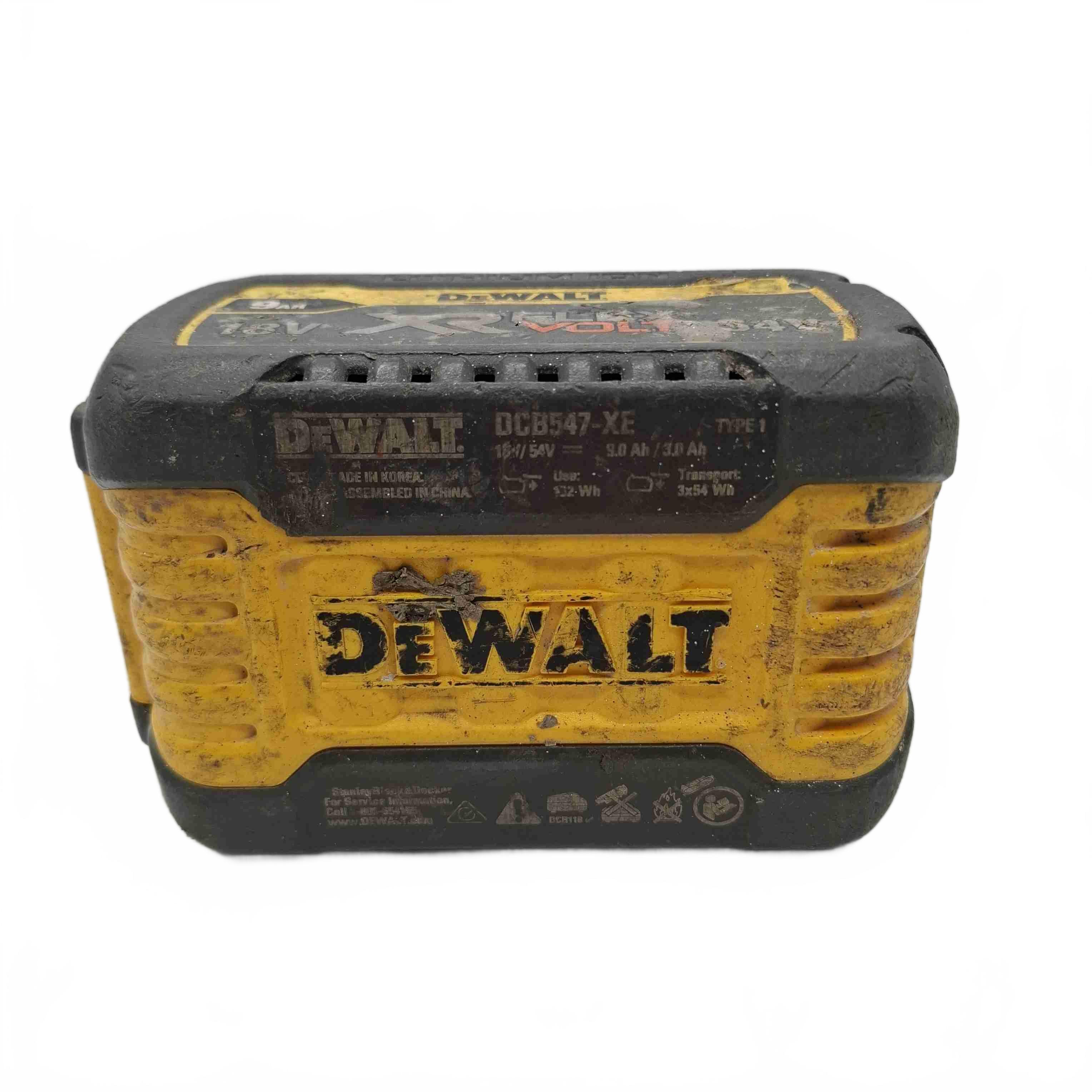 Dewalt DCB547-XE 9Ah XR Flexvolt 18V 54V Battery (WR 1434427)