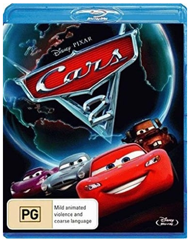 Cars 2 Blu Ray Good Condition (CP)