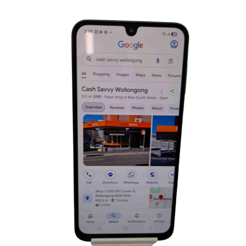 Samsung Galaxy A16 128GB Black SM-A165F *Telstra Locked/Missing Sim Tray* (WL1434570)