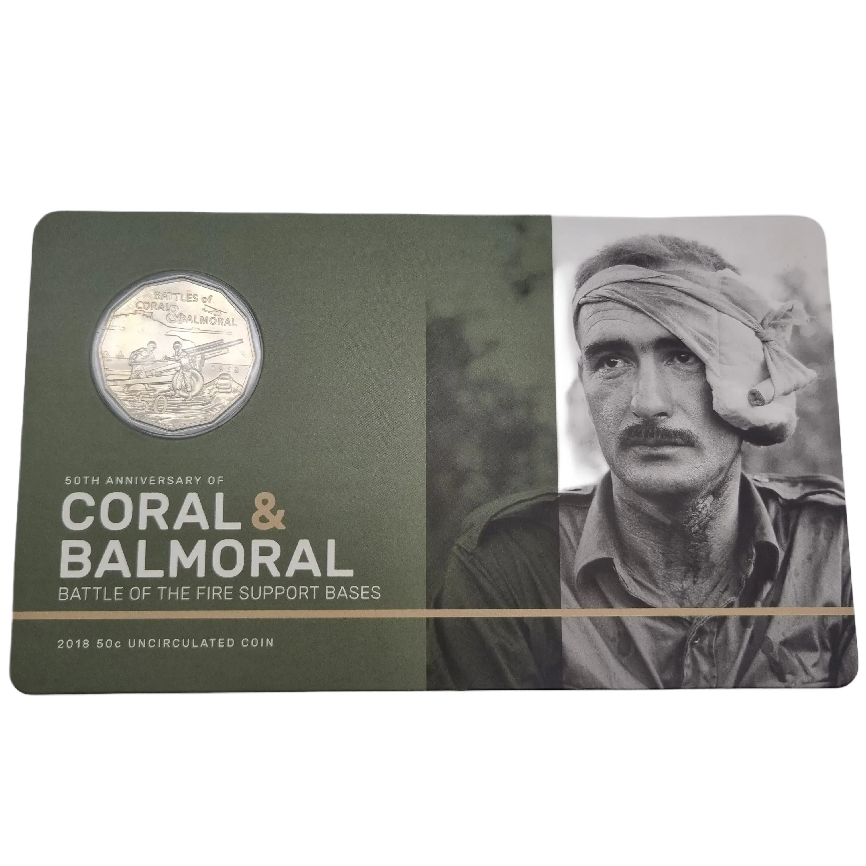 Royal Australian Mint – 2018 50th Anniversary of Coral & Balmoral 50 Cent Uncirculated Coin