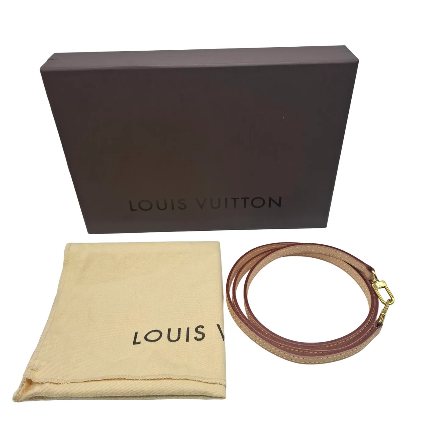 Louis Vuitton Damier Azur Eva Handbag With Box, Dustbag and Strap (WR1415934)