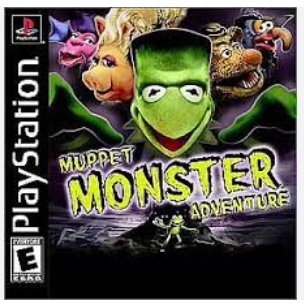 Muppet Monster Adventure Playstation 1 Game Good Condition With Manual (CP)