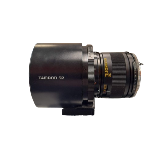 Tamron SP 350mm f/5.6 Tele-Macro Lens with 2x Teleconverter (GE)