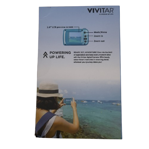 Vivitar Snapshot Digital Camera VECE120-BLU Blue (LN)