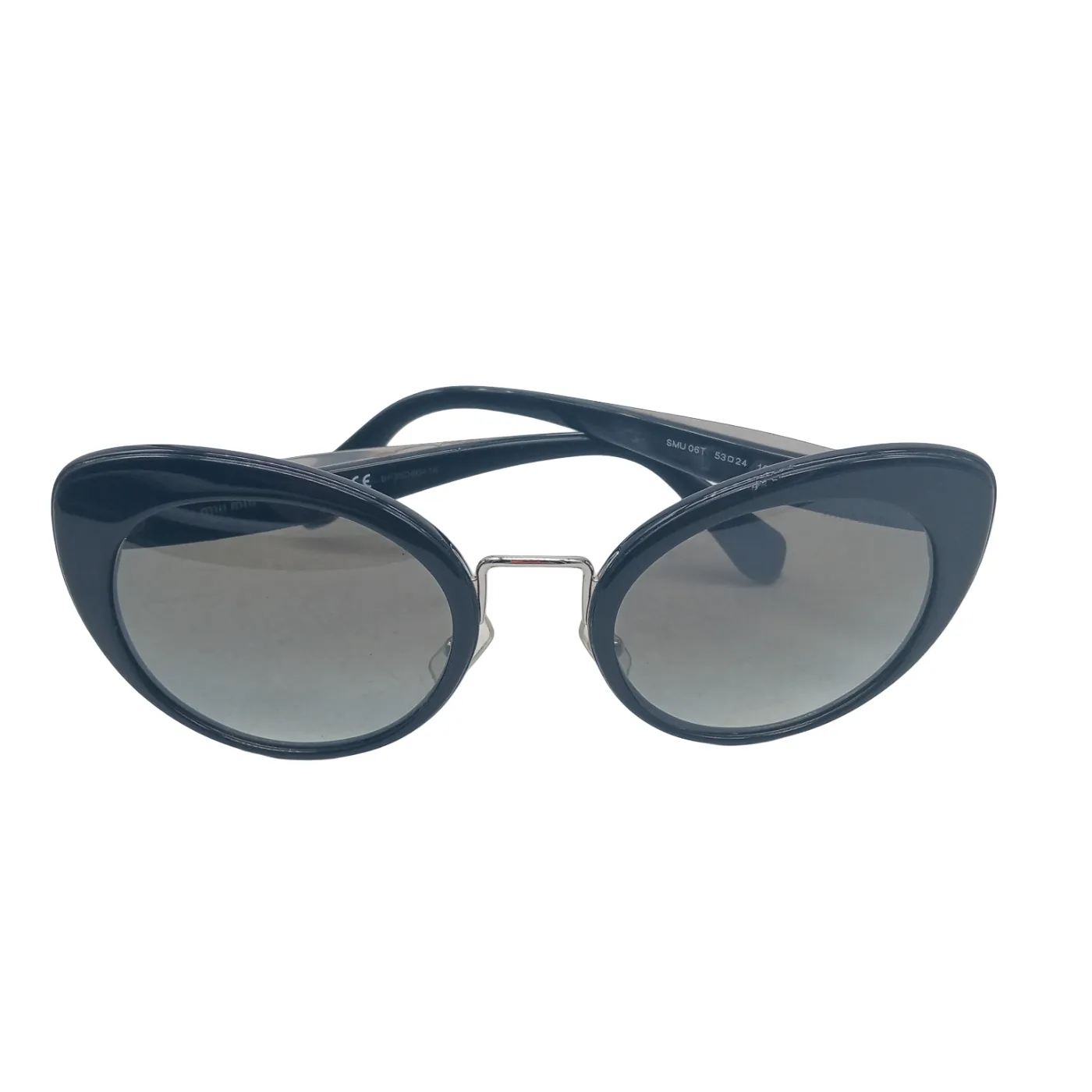 Miu Miu SMU06T Cat-Eye Sunglasses Black (WR 1348778)