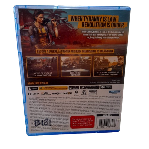 Far Cry 6 PS5 Game No Manual (GE)