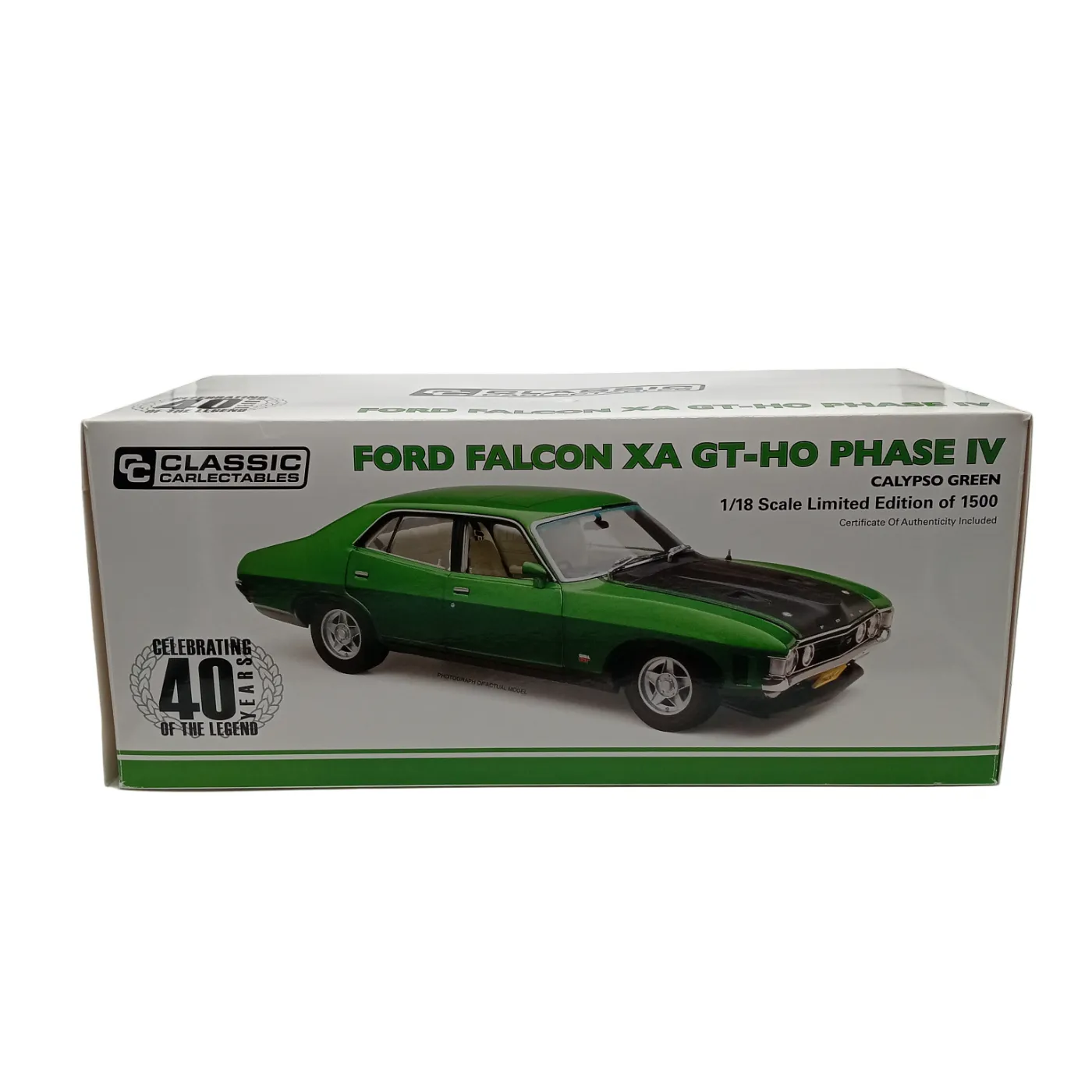 Ford XA Falcon GT-HO Phase IV Calypso Green in Box