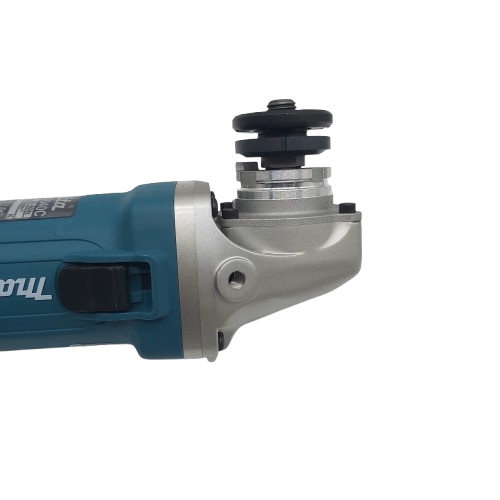 Makita GA5040C 125mm/5in Angle Grinder, 240V, Teal Blue, Like New; With Box, Manual, Handle, Guard, Spanner + Disc (CP 1360229)