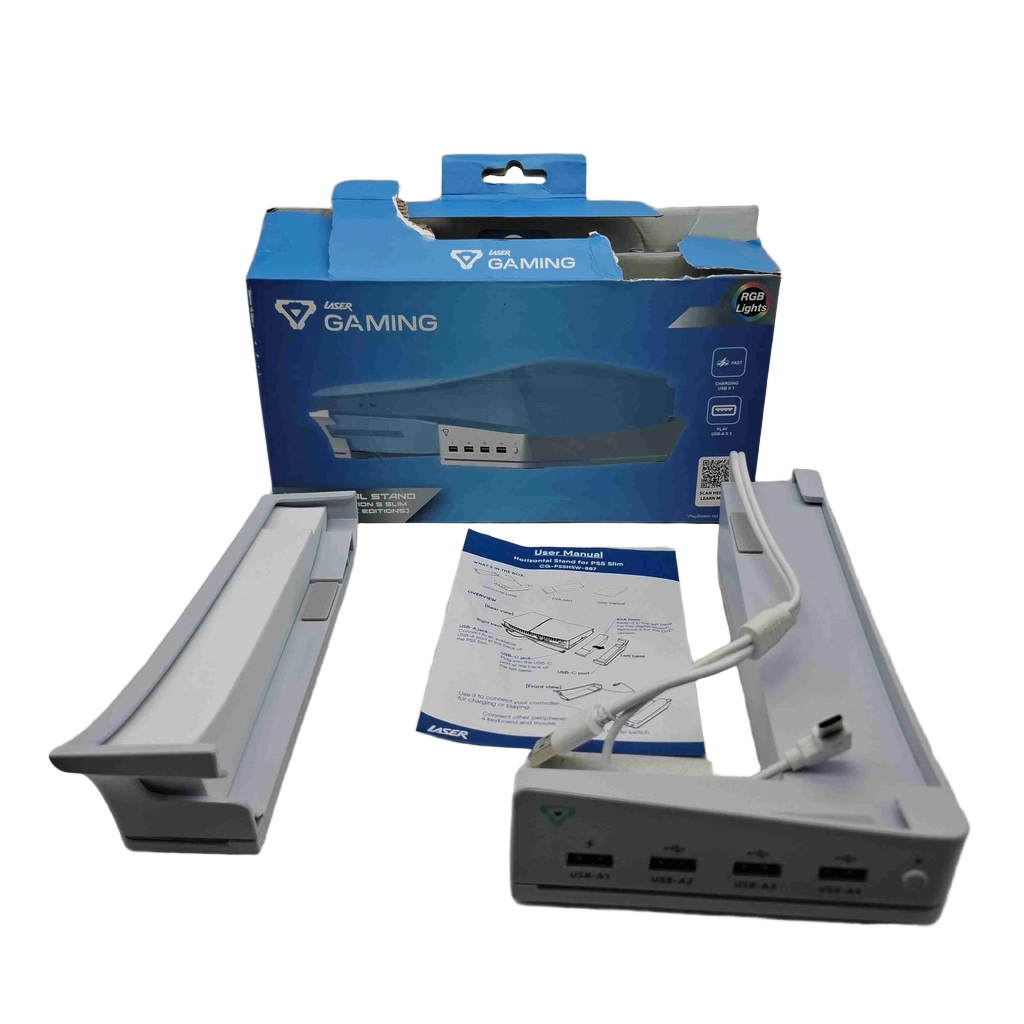 Laser Gaming PS5 Slim RGB Horizontal Stand CG-P5SHSW-887 (WR 1434873)