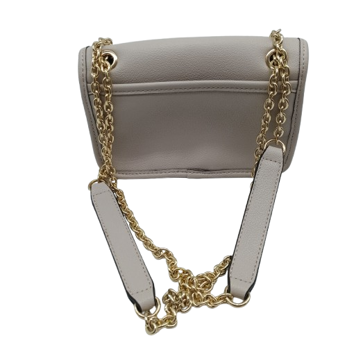 Ladies Nine West Saoirse Mini Convertible Crossbody Flap, Cement, Excellent USED Condition (CP 1383492)