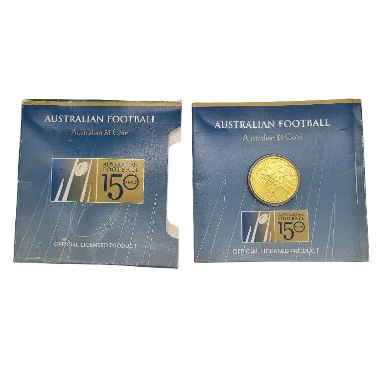 2008 $1 150 Years Australian Football Uncirculated Coin Royal Australian Mint