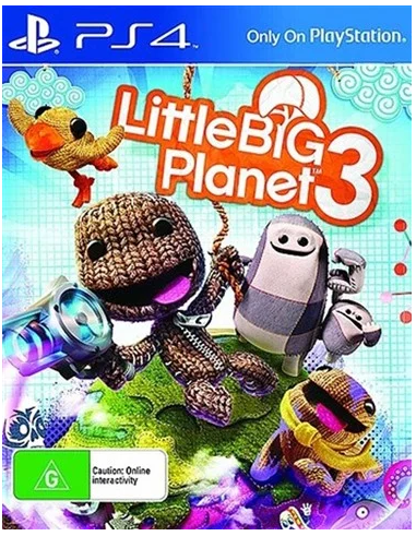 Little Big Planet 3 PlayStation 4 Game Excellent USED Condition With Case No Manual (GE 1206466)