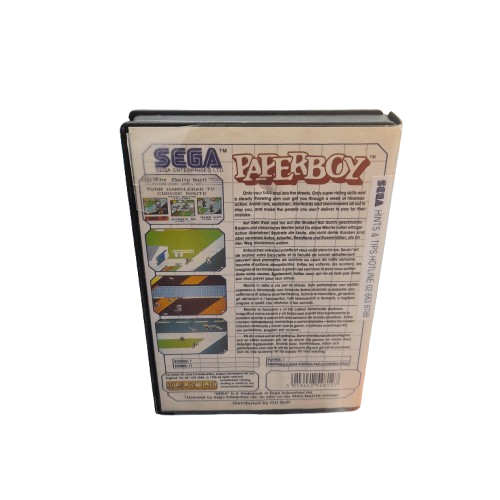 Sega Master System Paperboy Game in Case with Manual (LN)