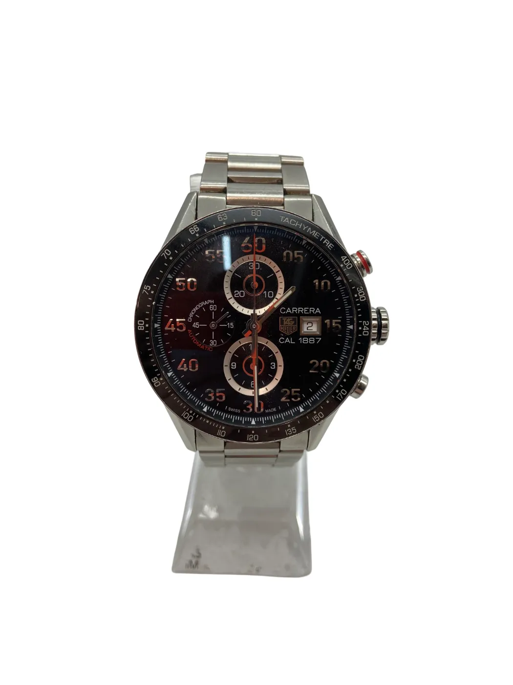 Tag Heuer Carrera Calibre 1887 Chronograph CAR2A10.BA0799 Watch + Box + Link + Books (WL 1428639)