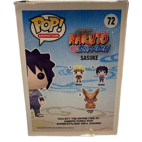 Sasuke – Naruto Shippuden Pop Vinyl – 072 *Cosmetic Wear and Tear* (NG 1376767)
